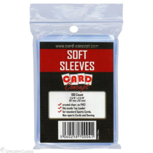 Standard Size Soft Sleeves x100 : Fits Most TCG Cards