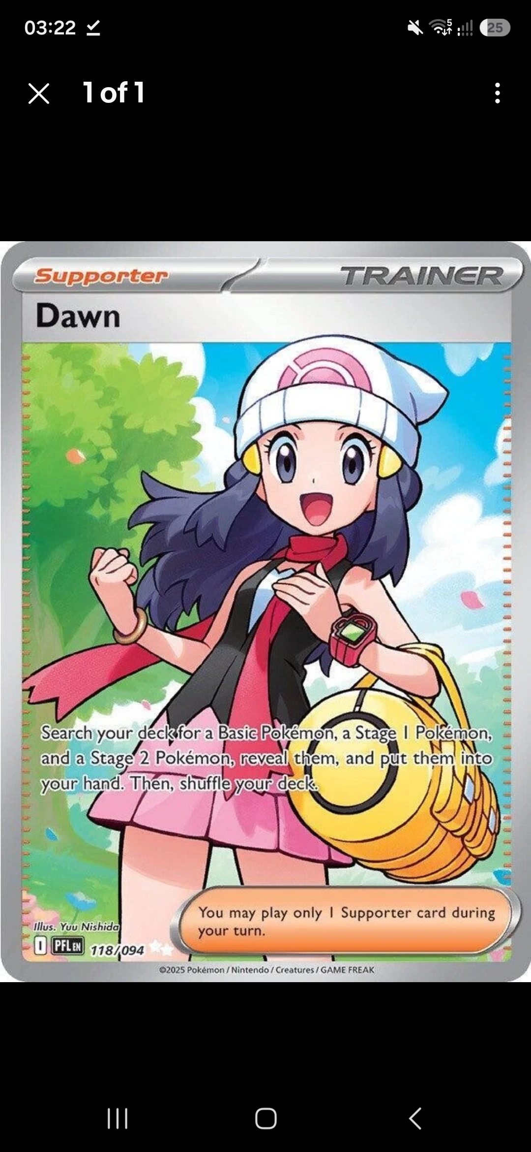 Pokémon TCG Trainer Card